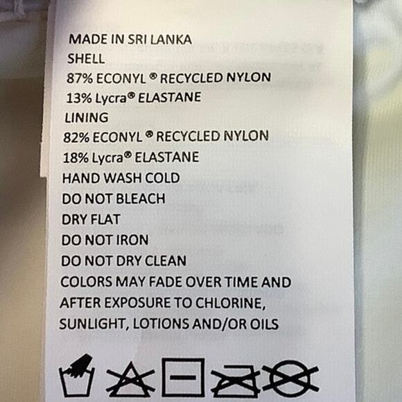 prAna Size Large Horchata Gemma Swim Bikini Bottom Ottoman Ribbed Swimwear Q5-1 - Picture 7 of 9